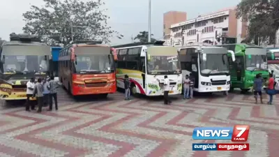 வரி செலுத்தாமல் இயக்கப்படும்  omnibuses சிறைப்பிடிக்கப்படும்   போக்குவரத்துத் துறை எச்சரிக்கை 