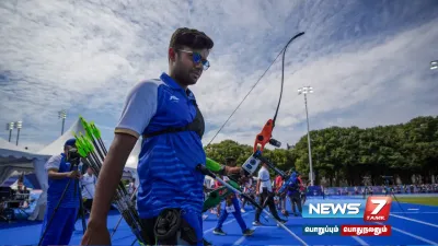 பாரிஸ் ஒலிம்பிக்  வில்வித்தை போட்டியில் இந்திய ஆண்கள் அணி காலிறுதிக்கு நேரடி தகுதி 