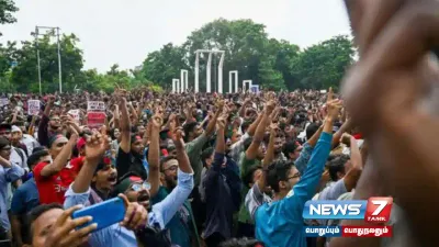 வங்க தேசத்தில் மீண்டும் வெடித்த வன்முறை   32பேர் உயிரிழப்பு  ஊரடங்கு அமல் 