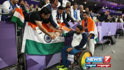  paralympics   கிளப் எறிதலில் தங்கம்  வெள்ளியை தட்டித் தூக்கிய இந்தியா  பதக்கப் பட்டியலில் 13 வது இடத்திற்கு முன்னேற்றம் 