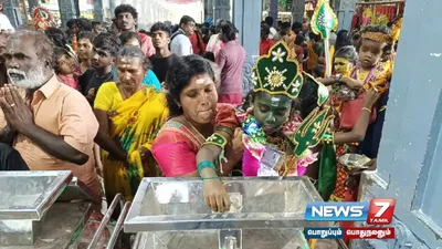 குலசேகரன்பட்டினத்தில் களைகட்டிய  dasara திருவிழா 