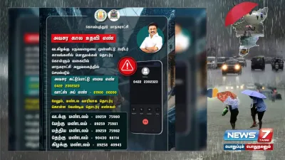  heavyrain   கோவையில் கொட்டித்தீர்க்கும் கனமழை   மாநகராட்சி சார்பில் அவசர உதவி எண் வெளியீடு 