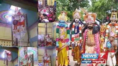  thiruchendur   உலகப் புகழ்பெற்ற குலசேகரன்பட்டினம் தசரா திருவிழா – கொடியேற்றத்துடன் துவக்கம் 