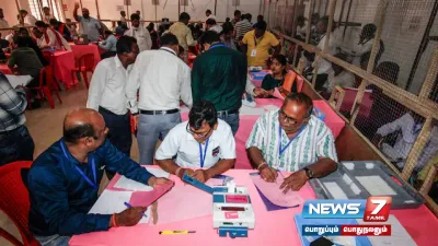  assemblyelections   ஹரியானா  ஜம்மு காஷ்மீரில் இன்று வாக்கு எண்ணிக்கை 