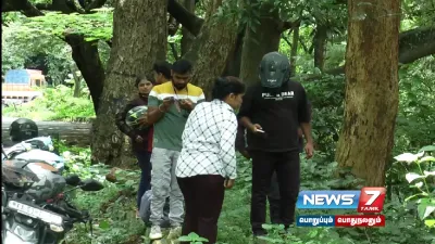 குன்னூர் மலைப்பாதையில் முகாமிட்ட ஒற்றை கொம்பன் யானை    பயணிகள் அச்சம் 