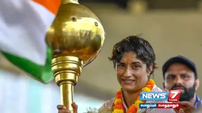 விவசாயிகள் போராட்டத்தில் மல்யுத்த வீராங்கனை  vineshphogat