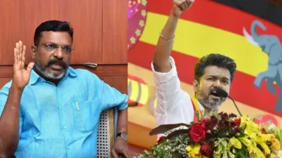 “விஜய்யின் தவெக மாநாடு பல லட்சம் பேர் முன்னிலையில் நடைபெற்ற மற்றொரு படப்பிடிப்பு”   விசிக தலைவர்  thirumavalavan அறிக்கை 