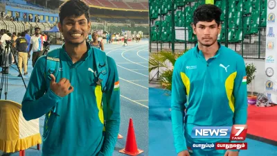 தெற்காசிய ஜூனியர் தடகள சாம்பியன்ஷிப்   ஆடவர்  longjump  ல் தமிழ்நாட்டைச் சேர்ந்த ஜிதின் தங்கம் வென்று அசத்தல் 