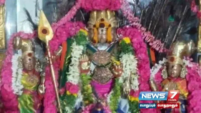 பக்தர்கள் அரோகரா என முழங்க திருப்பரங்குன்றம் சுப்பிரமணியசுவாமி கோயிலில் நடைபெற்ற வேல் வாங்கும் விழா 