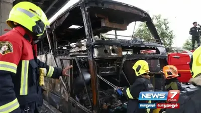  thailandfireaccident   ஆசிரியர்கள்  மாணவர்கள் என 23 பேர் உயிரிழந்த சோகம்   ஓட்டுநர் கைது 