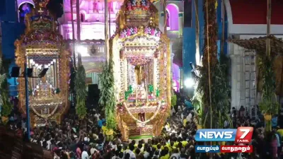 புகழ்பெற்ற காமநாயக்கன்பட்டி புனித பரலோக மாதா விண்ணேற்பு பெருவிழா  பல்லாயிரக்கணக்கான மக்கள் பங்கேற்பு 