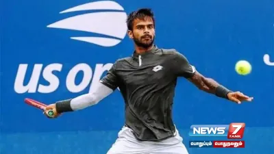  usopen   முதல் சுற்றில் இந்திய வீரர் சுமித் நாகல் தோல்வி 