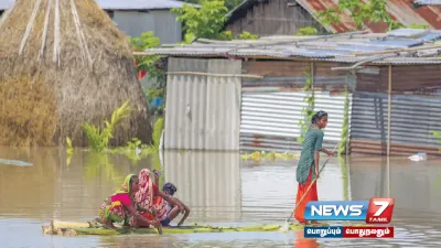 அசாம் வெள்ளம்   உயிரிழப்பு எண்ணிக்கை 52ஆக உயர்வு    21 லட்சம் பேர் பாதிப்பு 