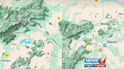 madurai   ல் தரையிறக்க முடியாமல் வானில் வட்டமிட்ட 2 விமானங்கள்  சுமார் ஒரு மணி நேரத்திற்கு பின் பத்திரமாக தரையிறக்கப்பட்டன 