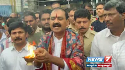   tirupatiladduல் கலப்படம் செய்திருந்தால் எனது குடும்பம் நாசமாகட்டும்    கற்பூரம் ஏற்றி சபதம் செய்த கருணாகர் ரெட்டி 